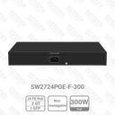 Switch 24 Ports FE Hi-PoE 300W, 2 Ports Uplink GT, 1 Port SFP , non mangeable