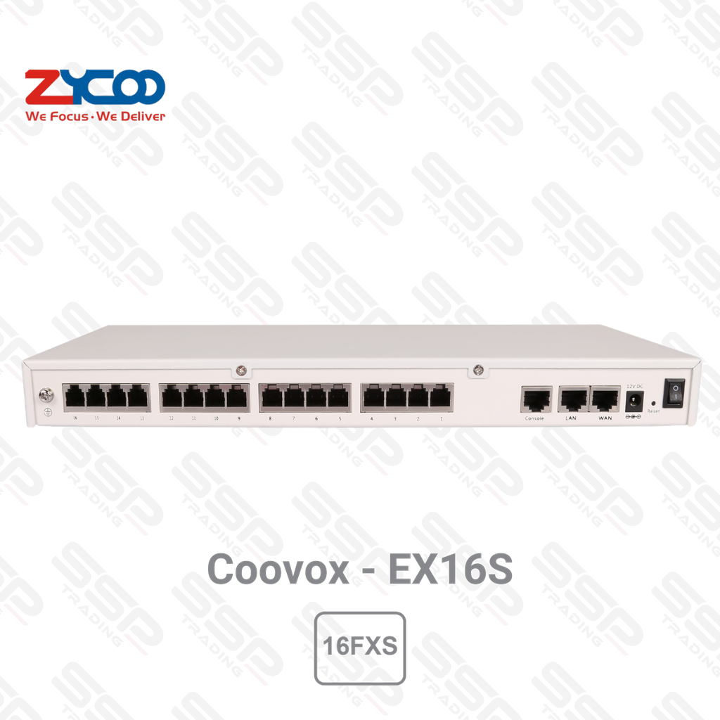 Gateway 16 FXS - Compatible Avec les IPPBX Zyco Coovox Plug & Play