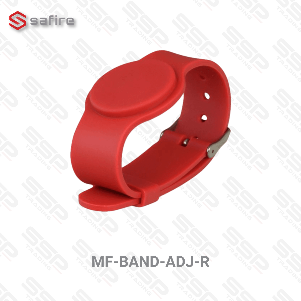 Bracelet Ajustable Mifare 13,56Mhz - Rouge -