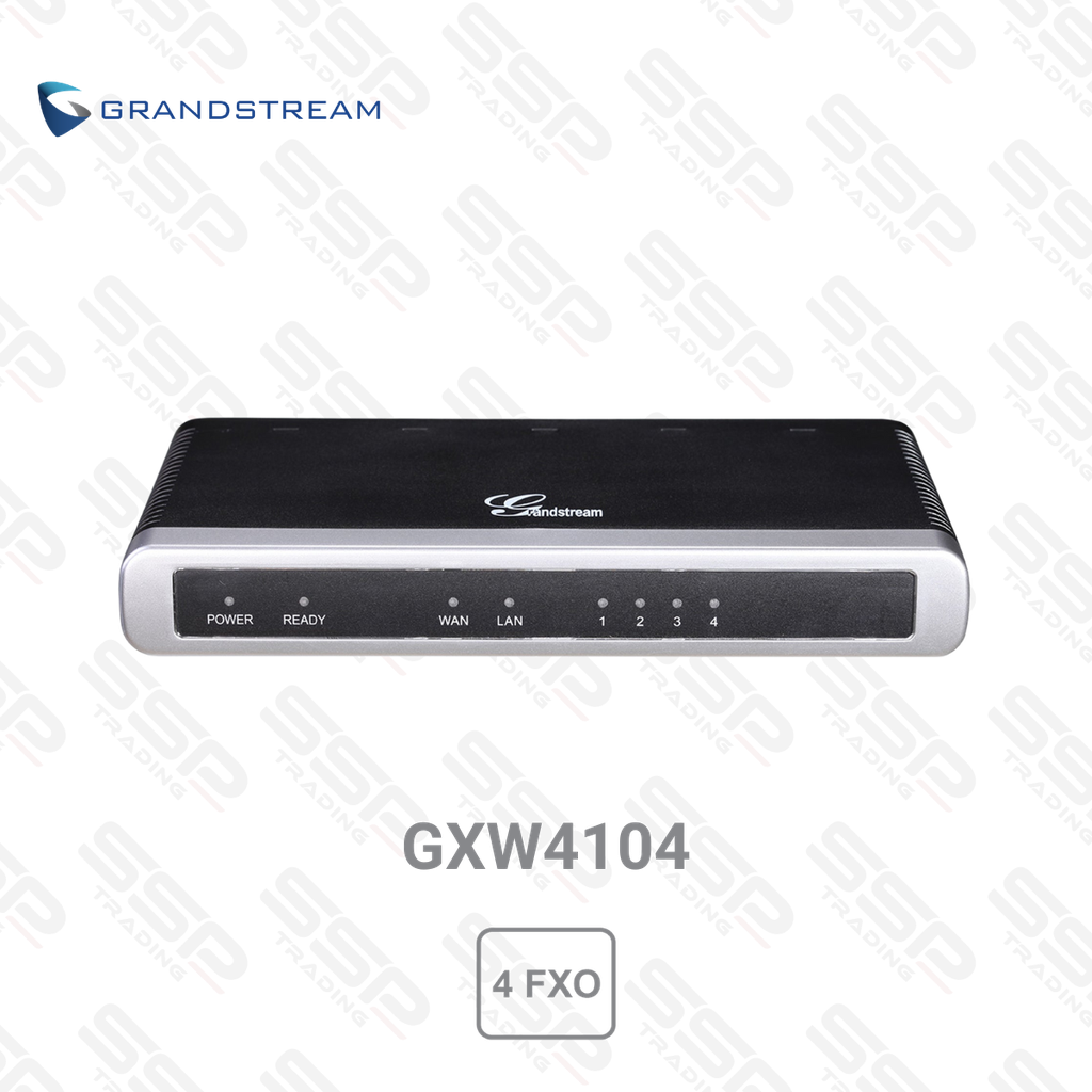 Passerelle VoIP SIP Analogique 4 ports FXO, 2 ports 10/100 Mbps