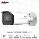 Camera IP Bullet, 4MP, Objectif motorisé 2.7-13.5mm, IR:60m, IVS - Série LITE