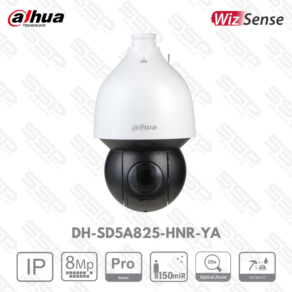 Camera IP PTZ, 8MP, X25 Optical Zoom, ePoE+, H.265, IR:150m, IA WizSense