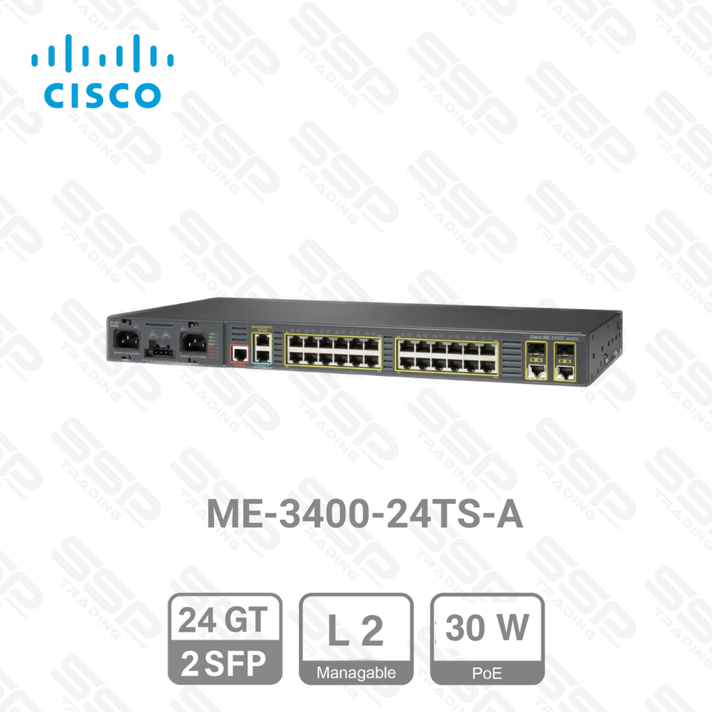 Cisco Ethernet Access Switch 24 x 10/100 base-TX, 2 ports Gigabit Combo SFP, Manageable L2