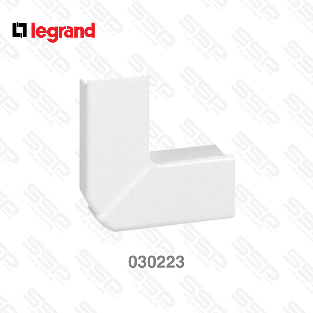 Angle plat variable pour moulure DLPlus 20x12,5mm - Blanc