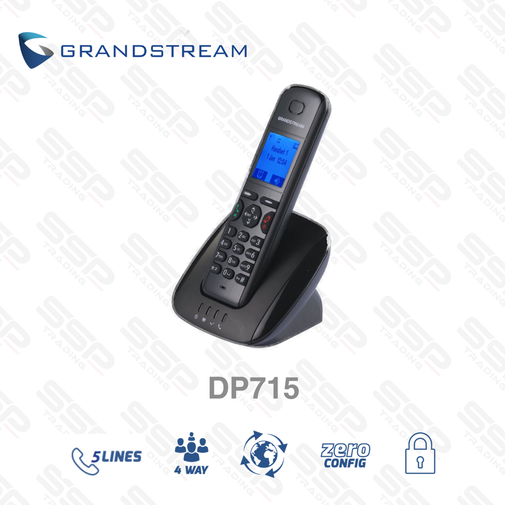 IP PHONE - Écran 1.7” LCD, 5xSIP, 4 Appels en simultanés, HD Voice, jusqu'à 80heures