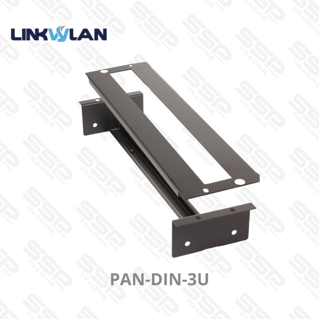 Panneau rail Din 3U rackable 19" pour disjoncteur polaire, switch industriel