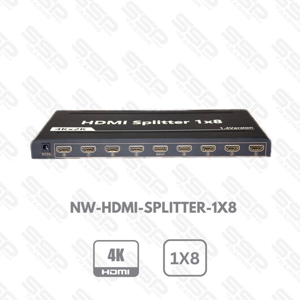 SPLITTER HDMI 4K 1x8