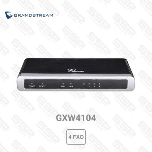 [GXW4104] Passerelle VoIP SIP Analogique 4 ports FXO, 2 ports 10/100 Mbps