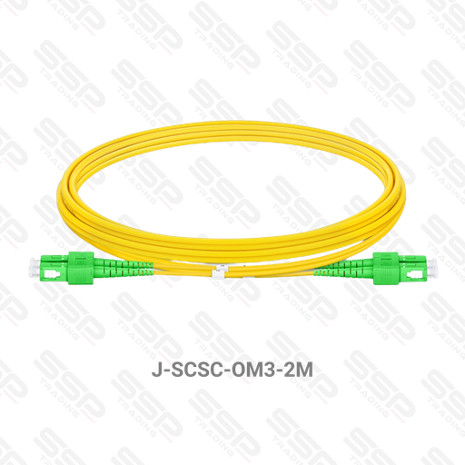 [J-SCSC-OM3-2M] Jarretière SC-SC, MM OM3 duplex, L=2M