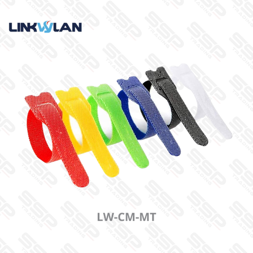 [LW-CM-MT] Scratch de rangement cable 20cm (paquet de 10 pcs) multi couleurs