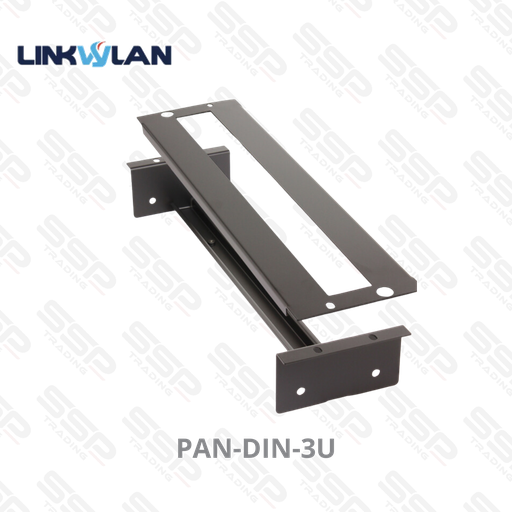 [PAN-DIN-3U] Panneau rail Din 3U rackable 19" pour disjoncteur polaire, switch industriel