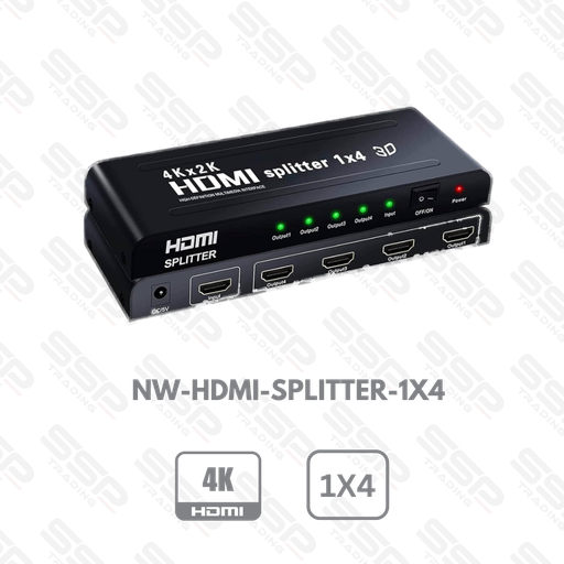 [NW-HDMI-SPLITTER-1X4] SPLITTER HDMI 4K 1x4