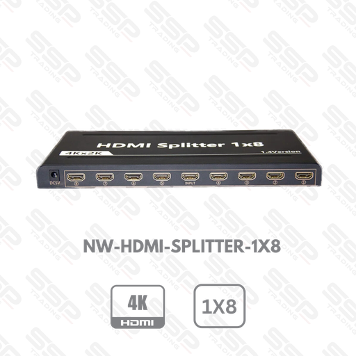 [NW-HDMI-SPLITTER-1x8] SPLITTER HDMI 4K 1x8