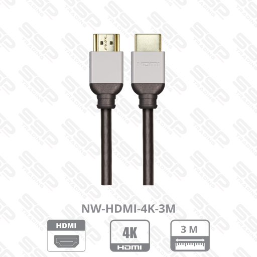 [NW-HDMI-4K-3M] Cable HDMI 4K 3M